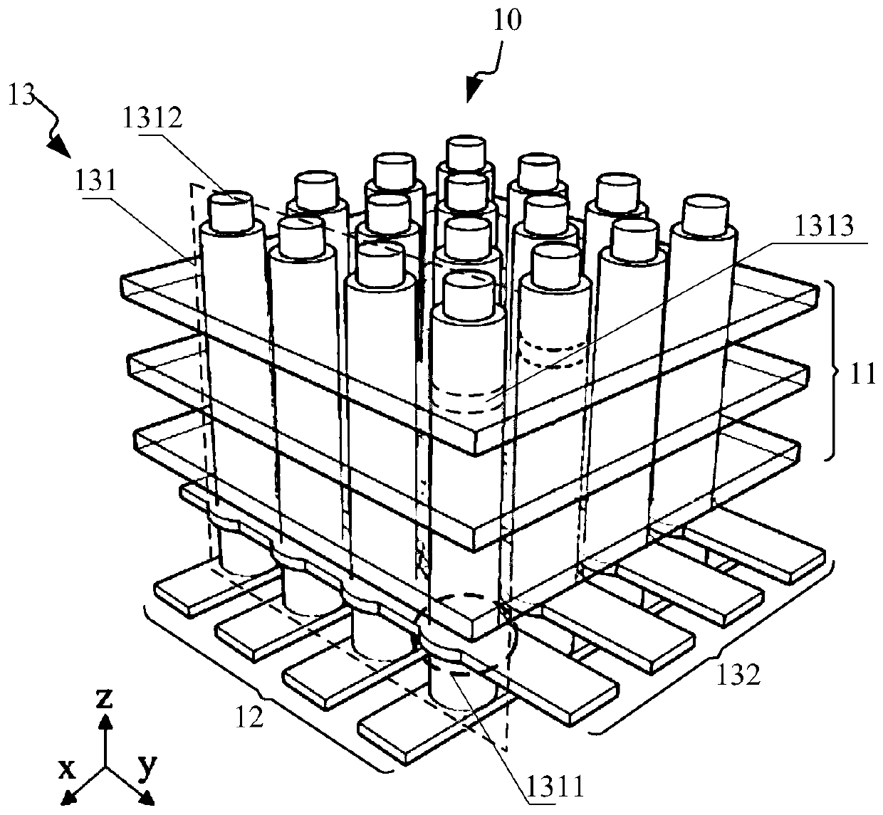 Three-dimensional vertical memory readout circuit and readout method thereof