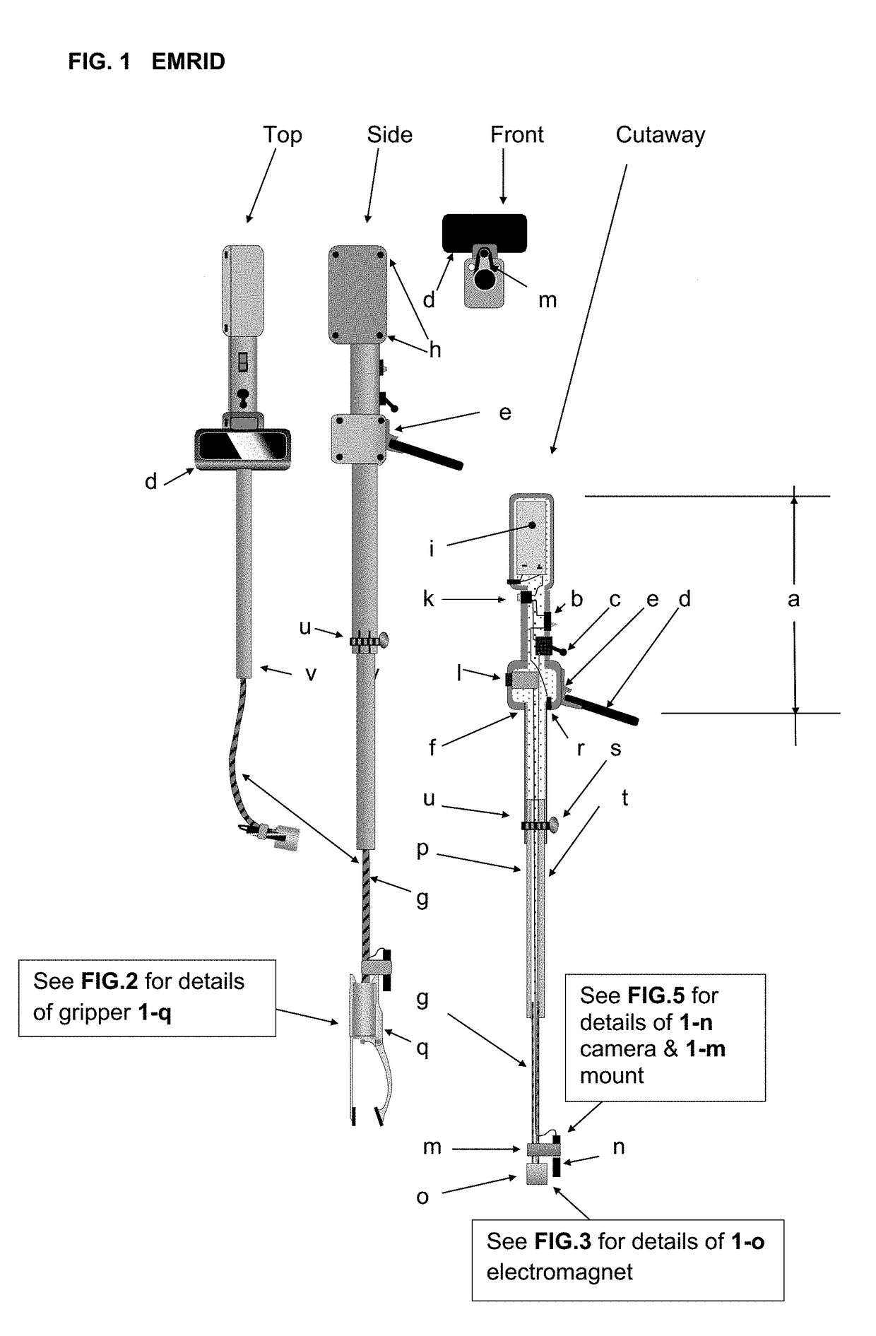 EMRID Electromagnetic pickup tool