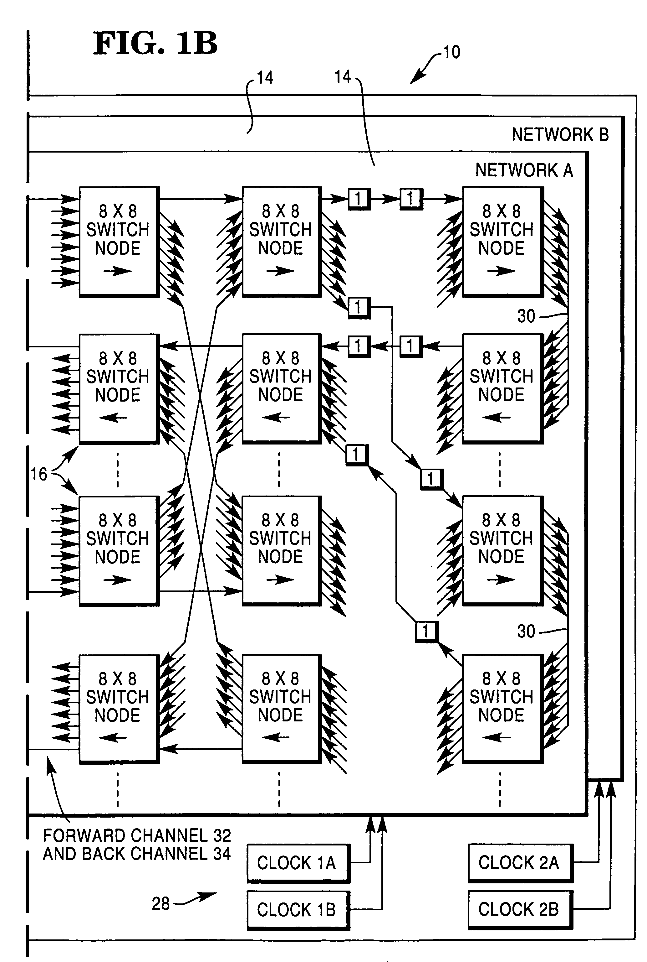 Reconfigurable, fault tolerant, multistage interconnect network and protocol