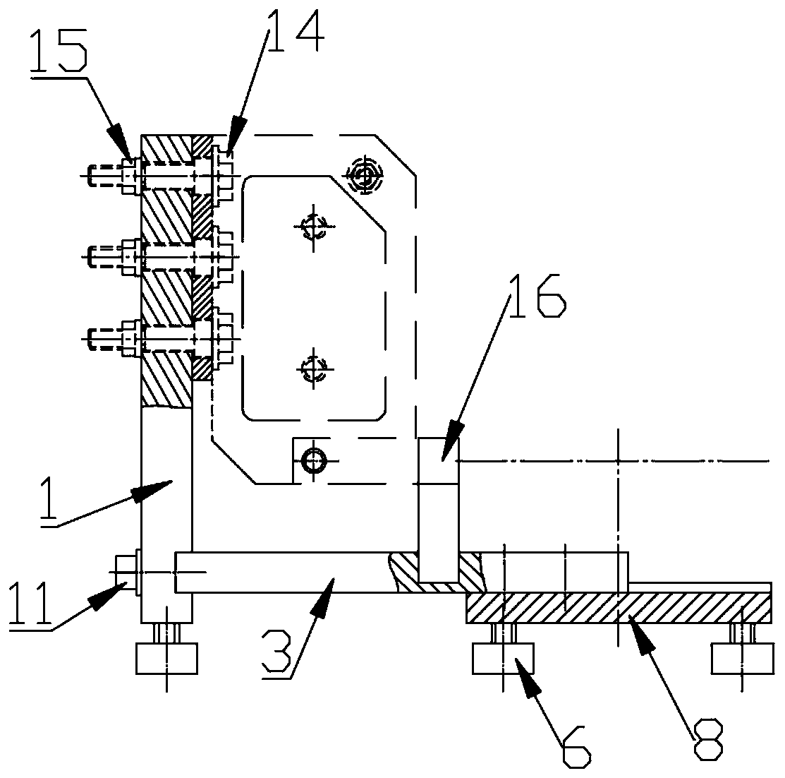 Driver shaft inductor flexible manufacturing and assembling auxiliary device for commercial vehicle