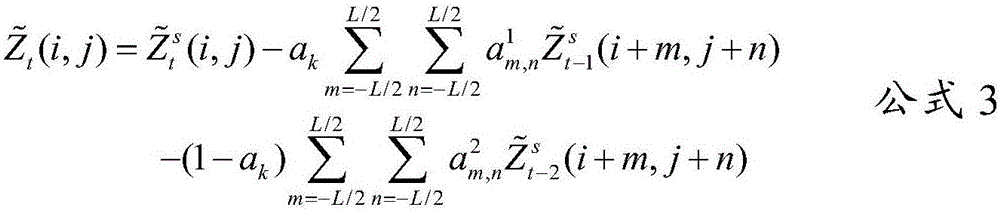 Earth atmosphere infrared background inhibition method based on Markov autoregression model