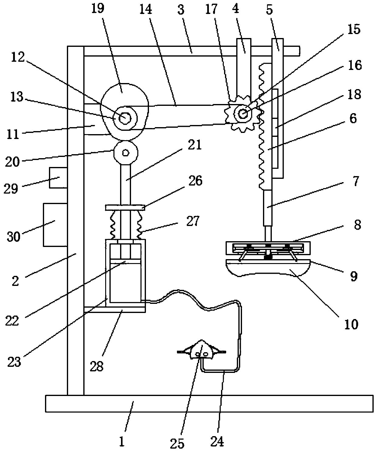 Critical medical patient respiration recovery assisting device