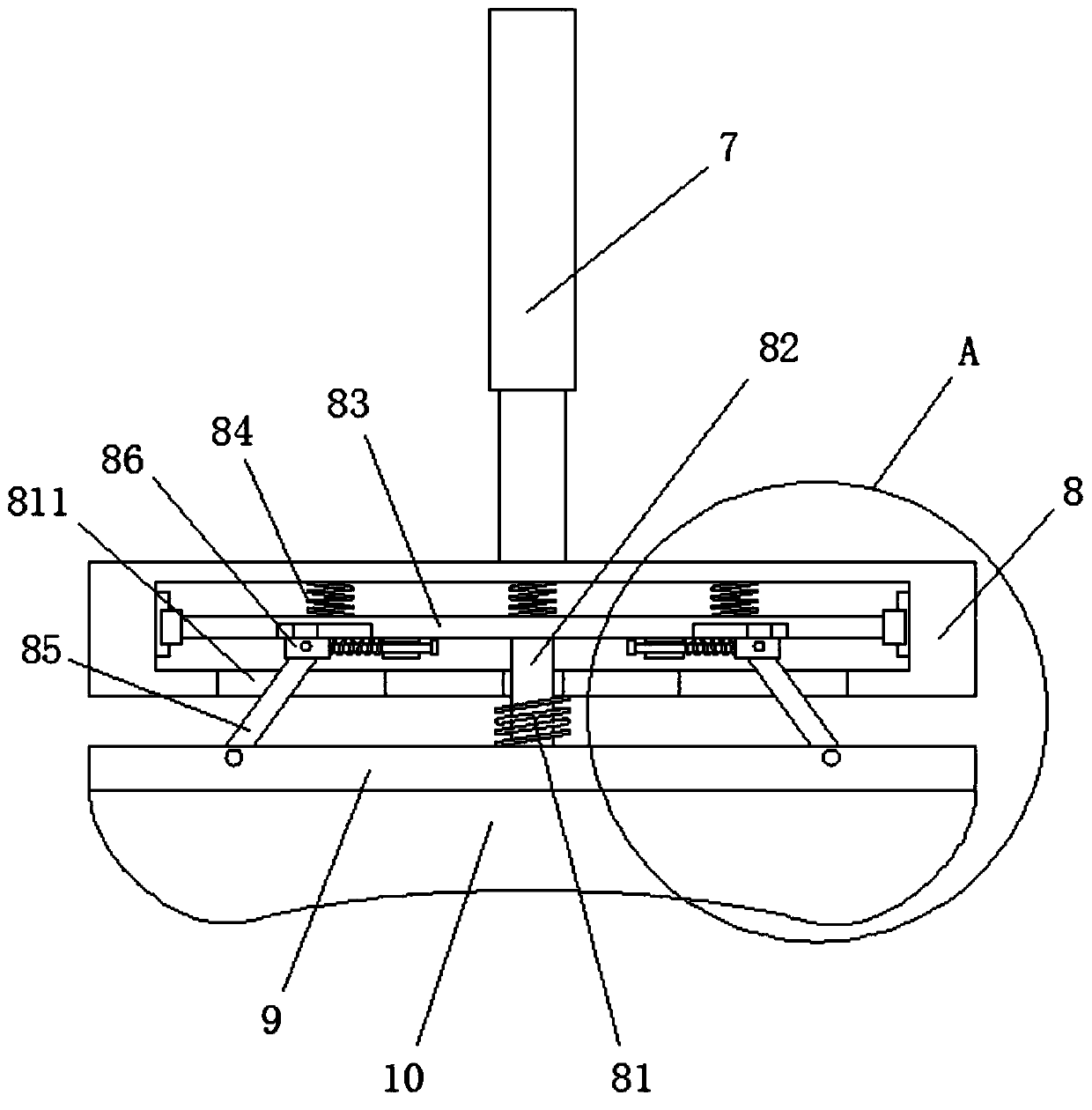 Critical medical patient respiration recovery assisting device