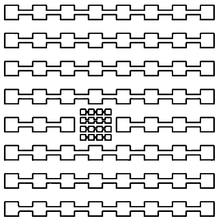 Intelligent heterogeneous sensor array of aircraft sheath, preparation method of sensor array and collection system with sensor array