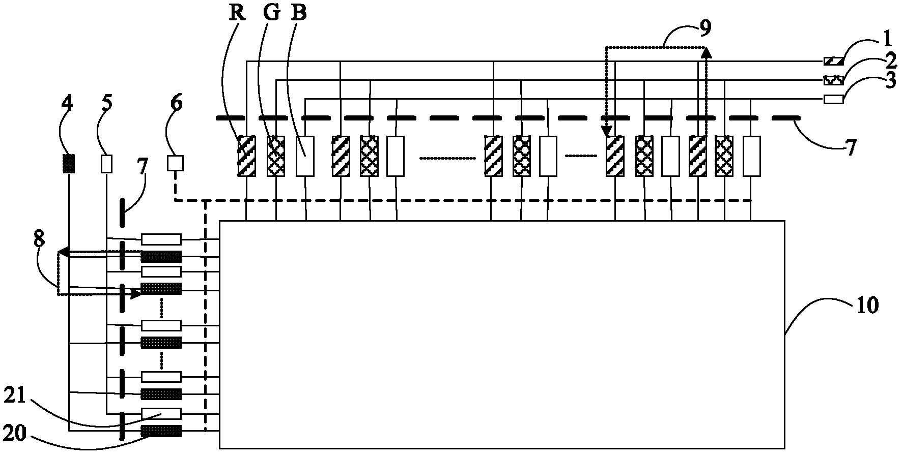 Liquid crystal panel, liquid crystal module and method for clarifying reasons resulting in poor screen images thereof