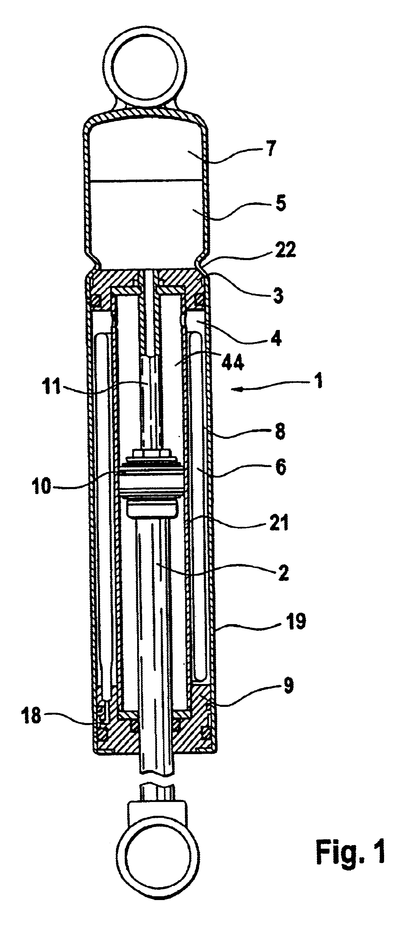 Self-pumping hydropneumatic suspension strut with internal ride-height control