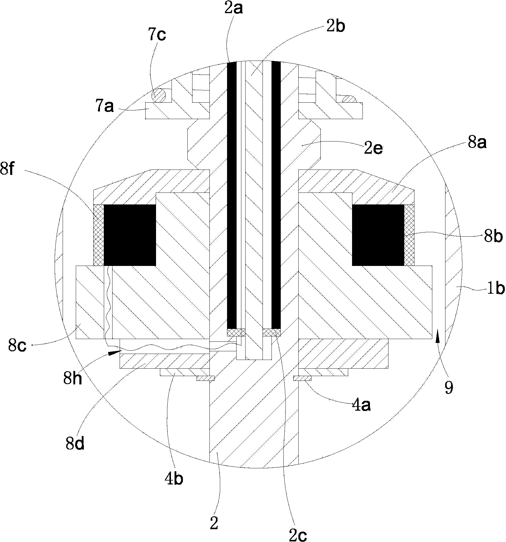 Vehicle magneto-rheological oil gas suspension damping valve