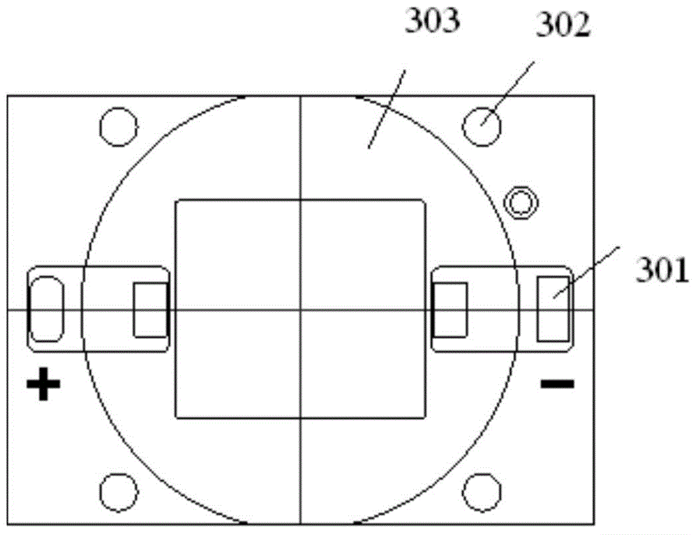 Chip-on-board (COB) light source of flip chip mining lamp