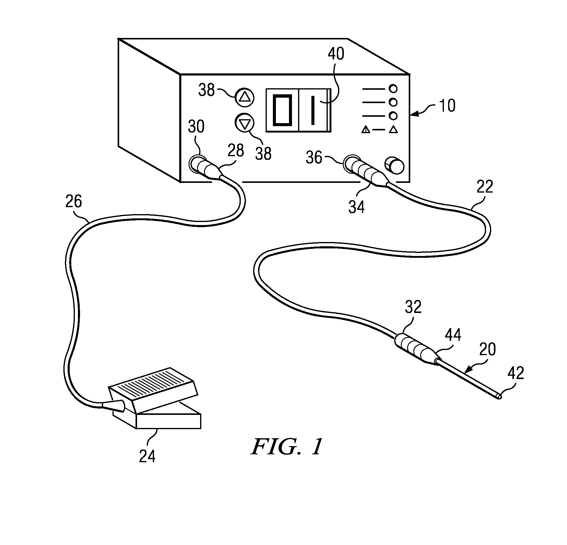 Single aperture electrode assembly