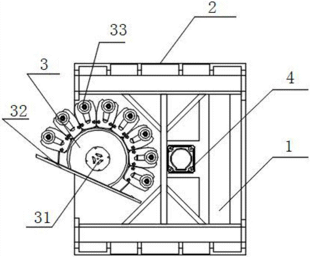 Tool magazine for machine tool