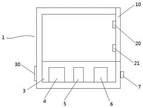 Bread storage and transportation box and application method thereof