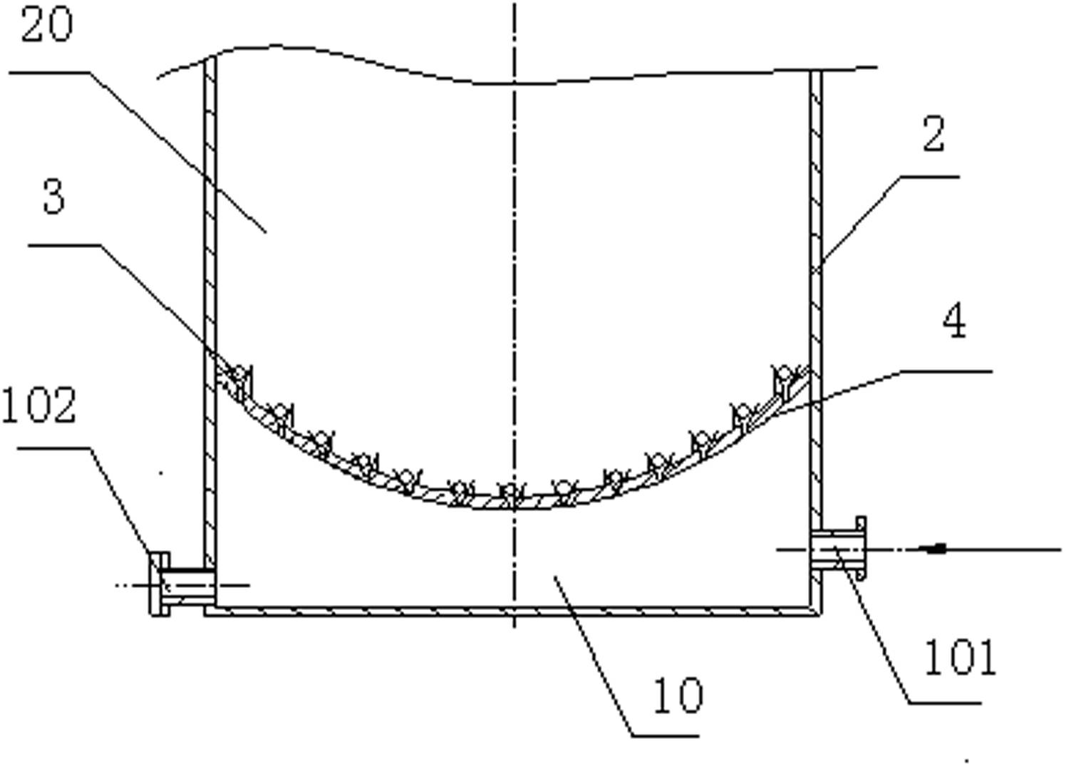 Total cross-section inflatable floatation machine