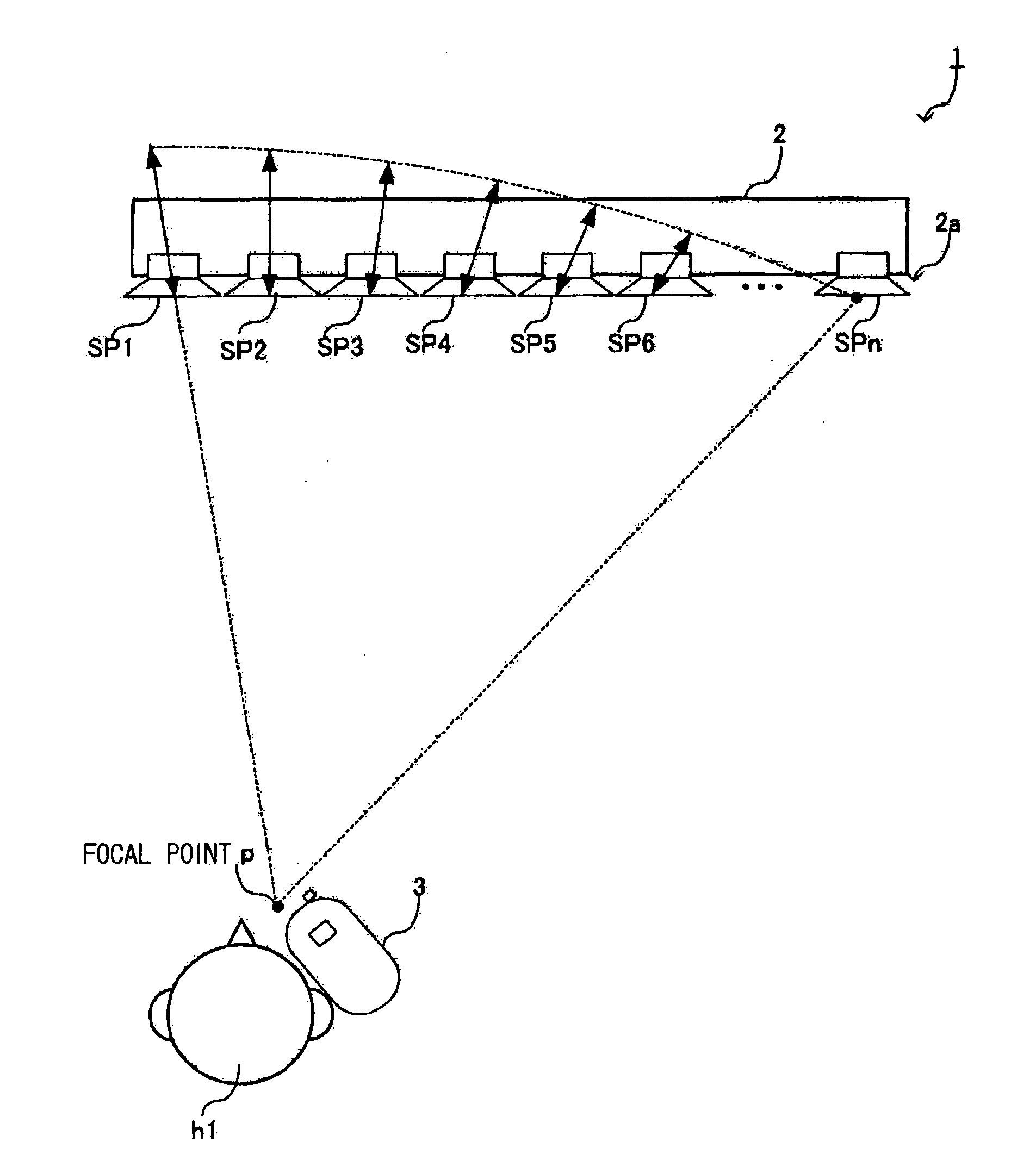 Position Detecting System, Audio Device and Terminal Device Used in the Position Detecting System