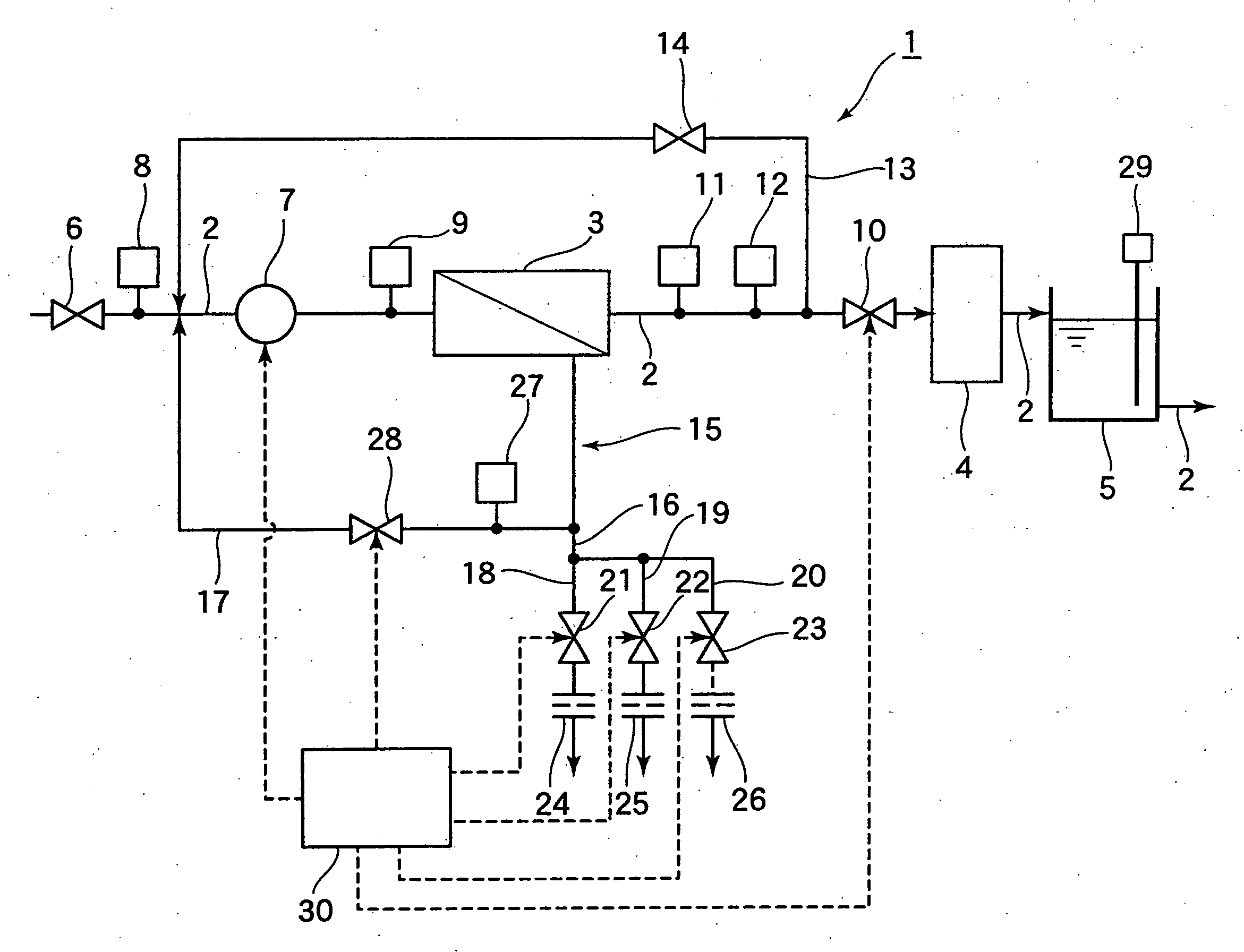 Membrane filtration system