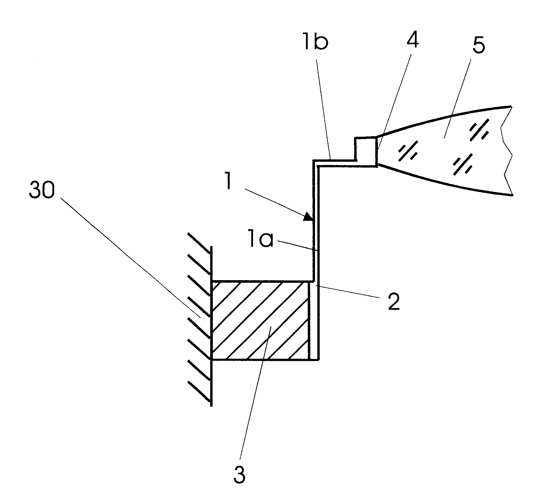 Mounting device for an optical element