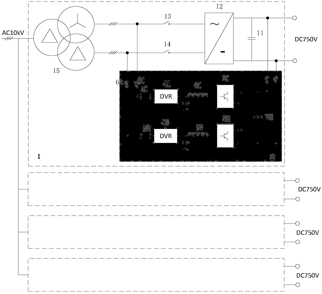 Regenerative braking energy feedback system