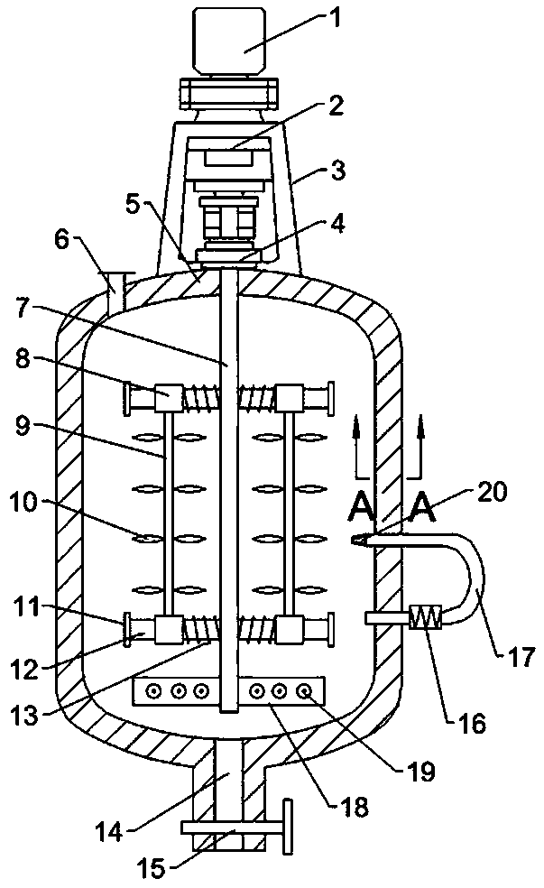 Multifunctional reaction kettle used for chemical industry production and having circulation function