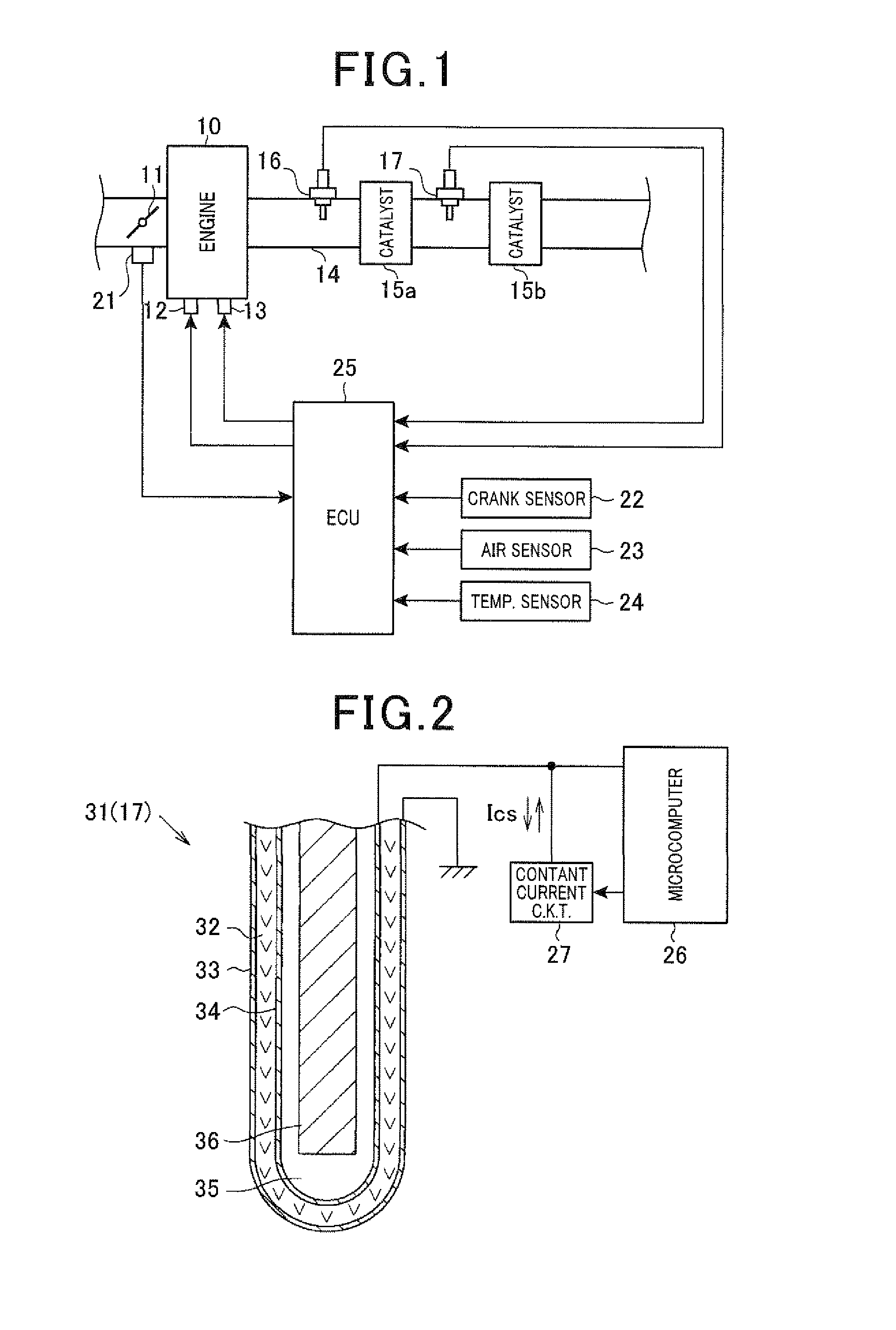 Gas sensor control apparatus controlling output characteristic of gas sensor