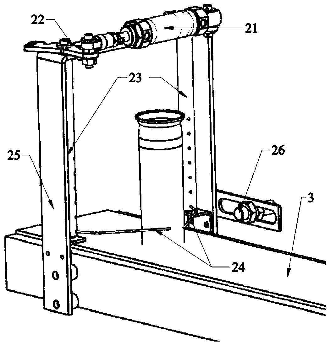 A fully automatic glass blasting machine