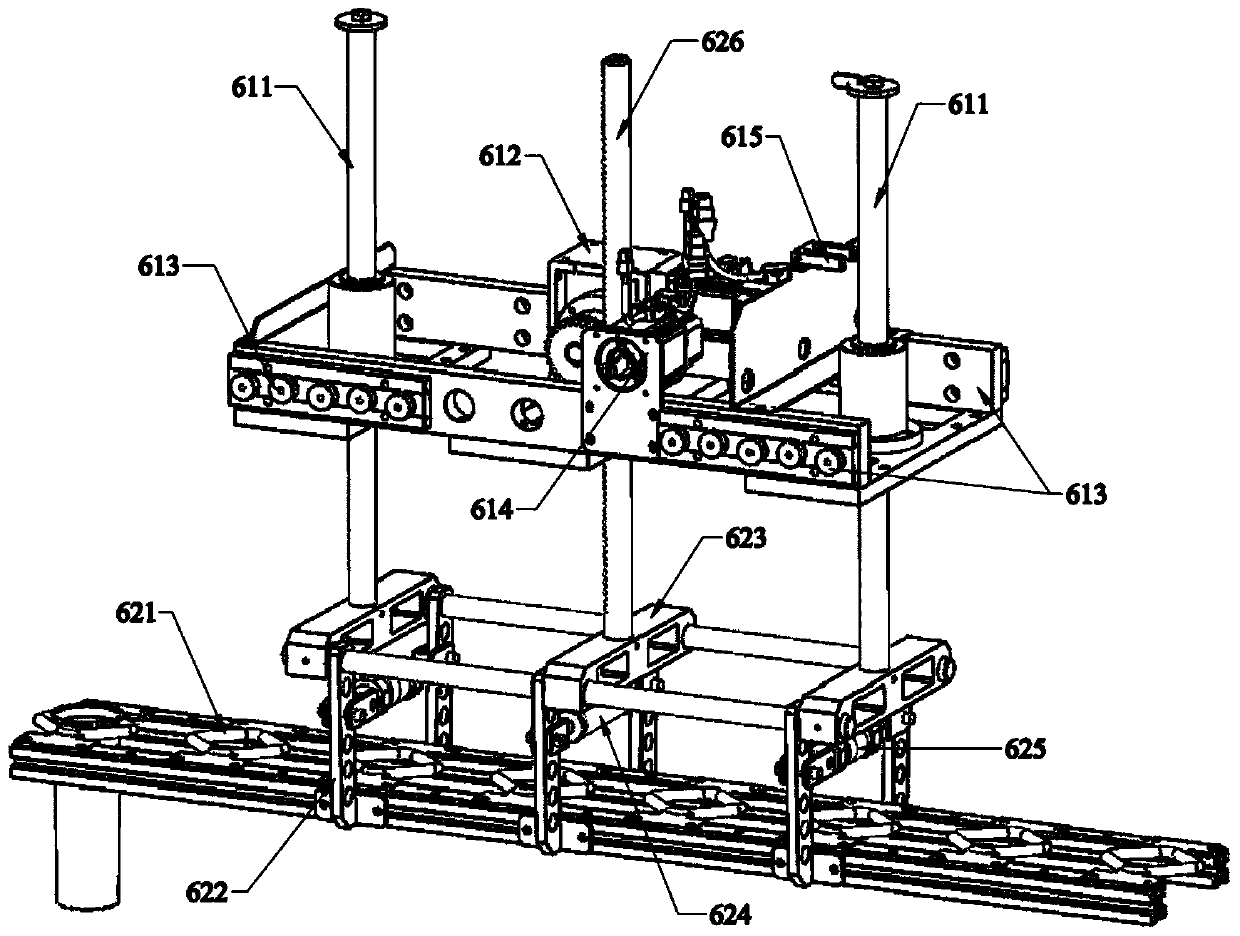 A fully automatic glass blasting machine