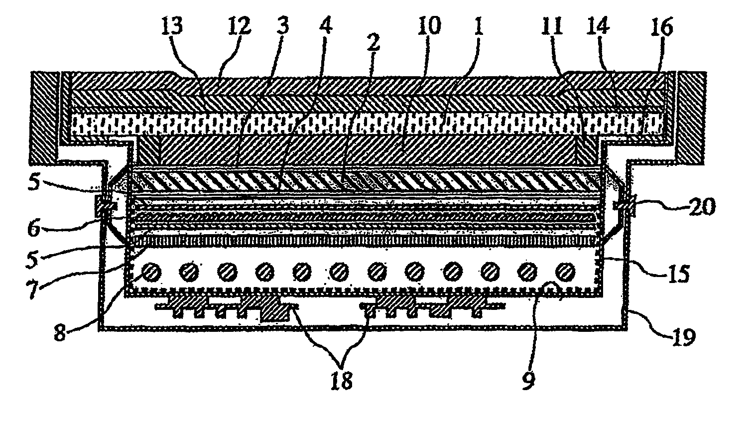 LCD panel having a black coloring layer and an anti-glare layer attached to a protection plate through an adhesion layer in which the black coloring layer and the adhesion layer have a predetermined related thickness