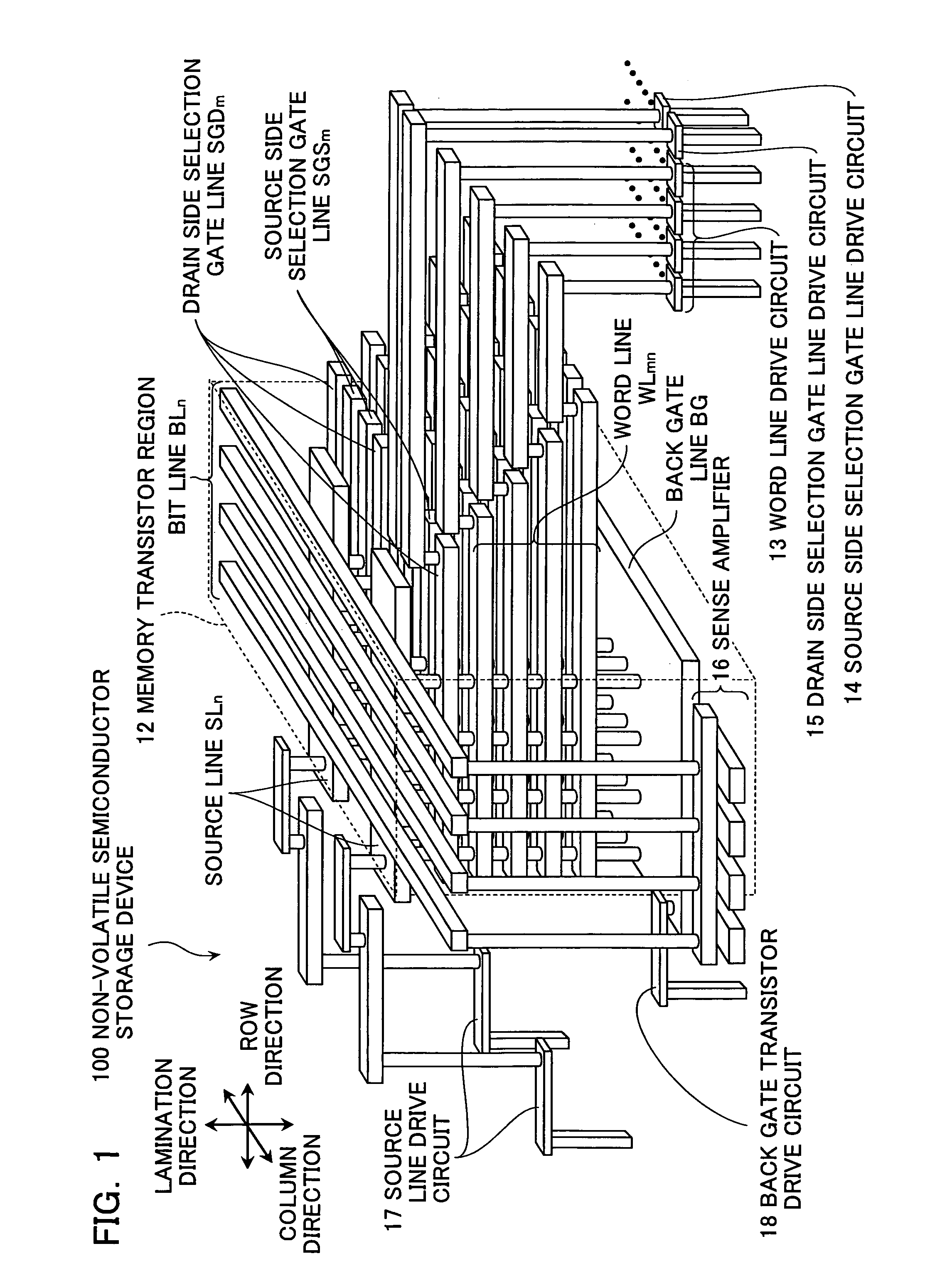 Non-volatile semiconductor storage device and method of manufacturing the same