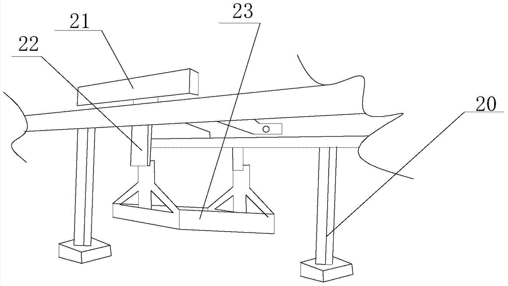 Conveying system for fly ash block steam-curing