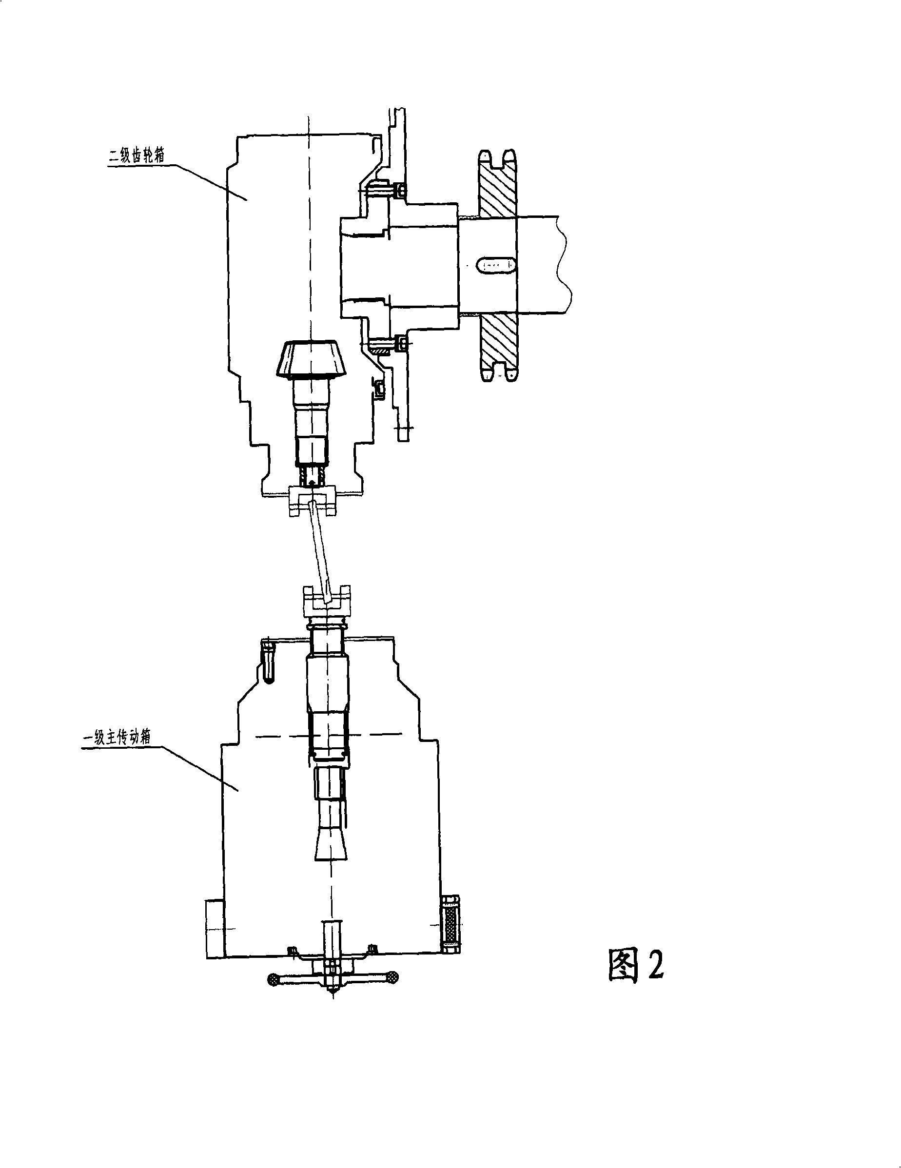 Escalator or moving pavement driving device