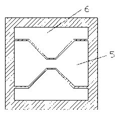 Schottky junction plane explosion switch used for exploding foil initiator and preparation method thereof