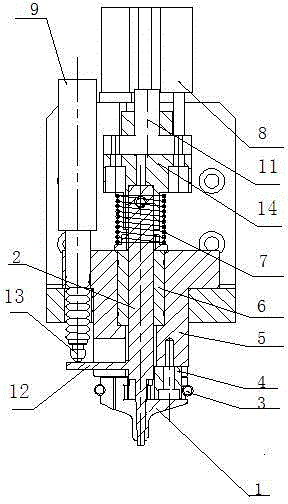 Inner hole detection head