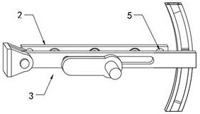 Thin film tension floating adjusting device for storage bag preparation