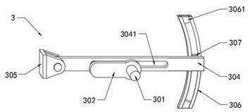 Thin film tension floating adjusting device for storage bag preparation