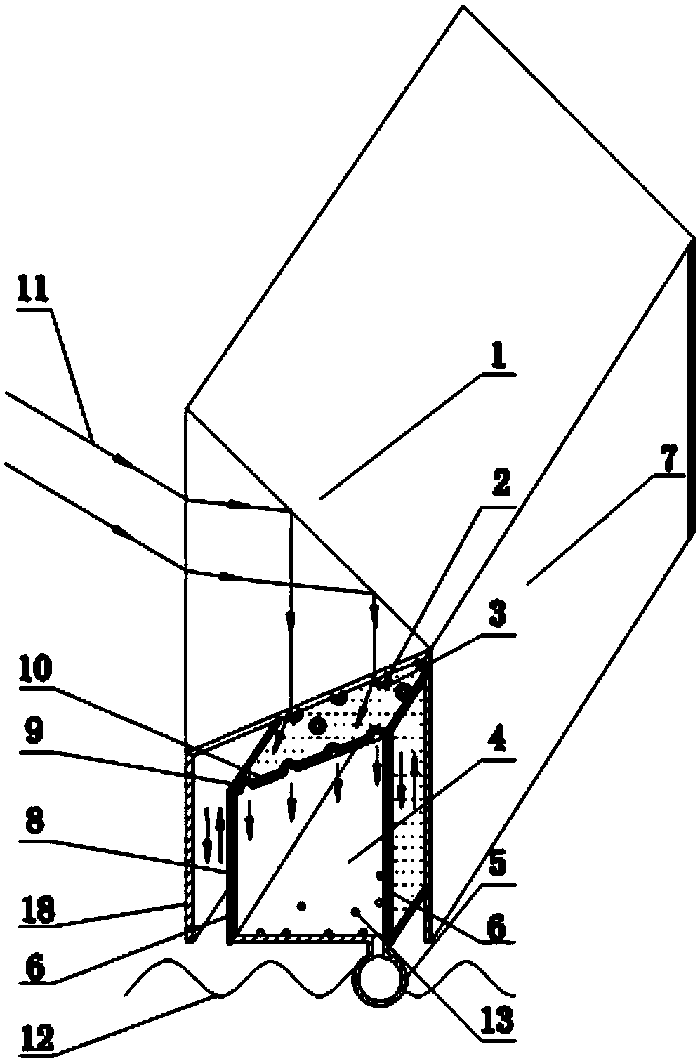 A microcavity solar seawater desalination unit based on concentrating light