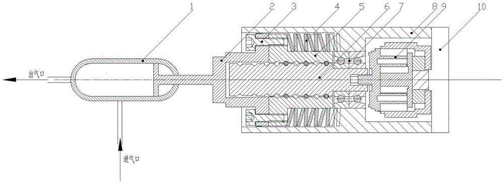 Heavy-duty car motor drive air braking system and braking method