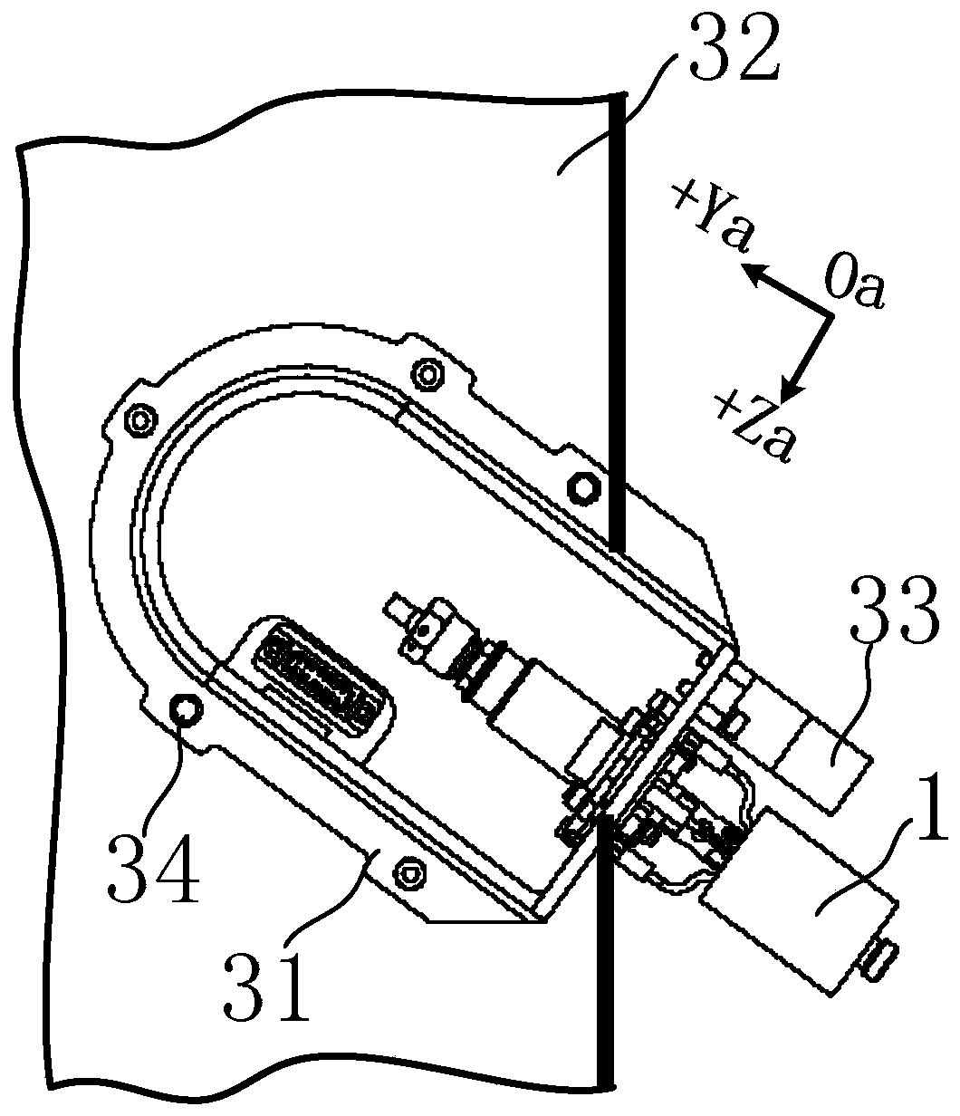 Formation layout and installation system for three-axis stabilized satellites