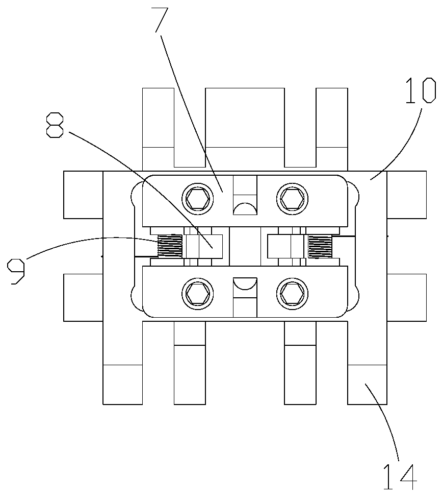 Track type inspection robot walking mechanism