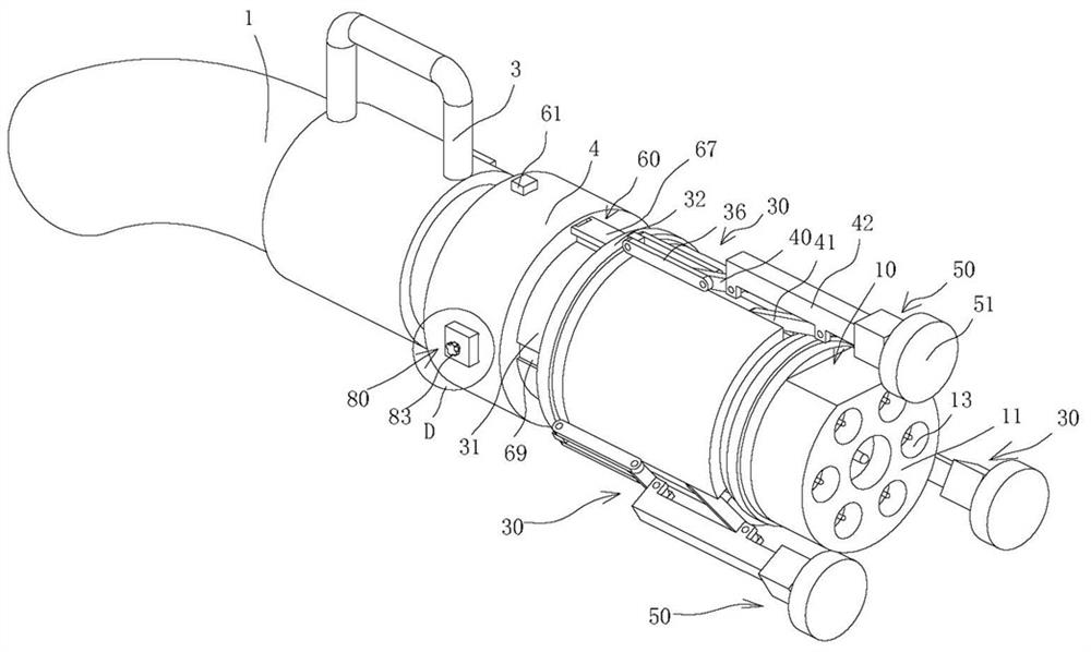 A new energy vehicle charging pile plug with stable connection