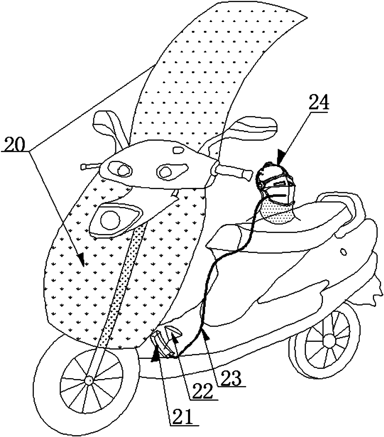 Anti-haze electric bicycle