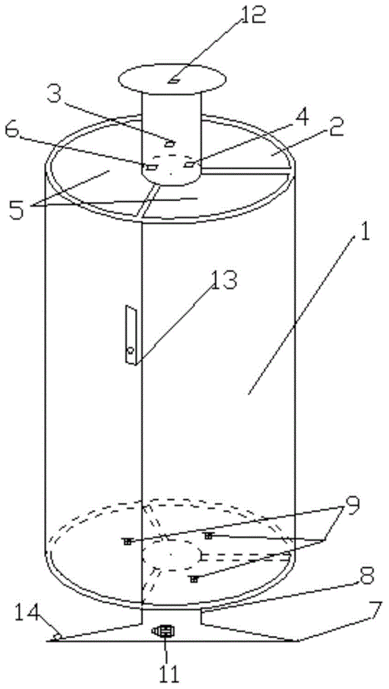 Integral intelligent waste bin for shopping mall