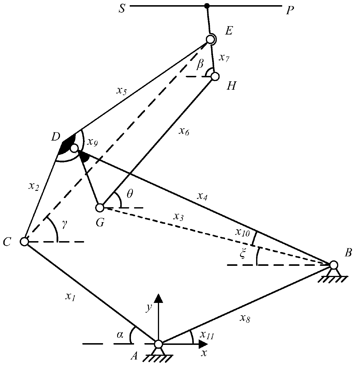 High-speed pantograph structure parameter optimization method