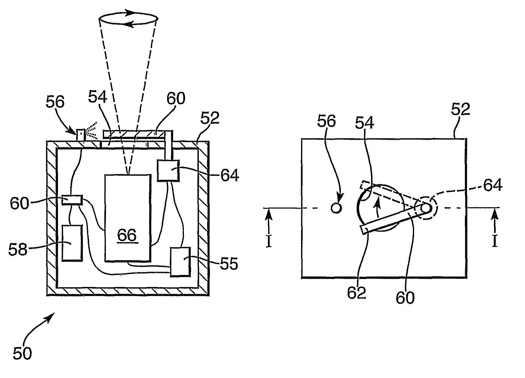 Laser measurement device and method