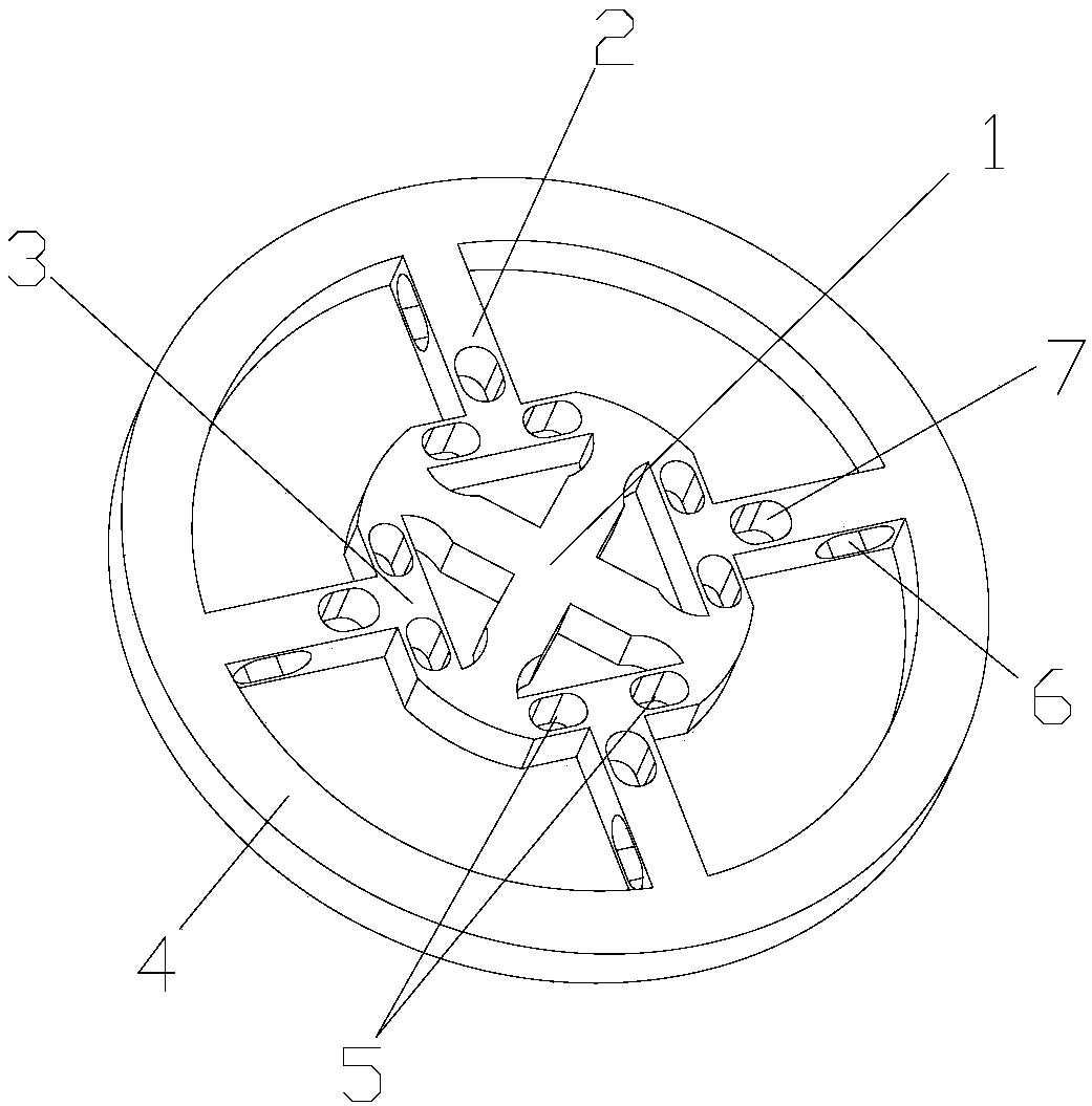 Six-dimensional force sensor