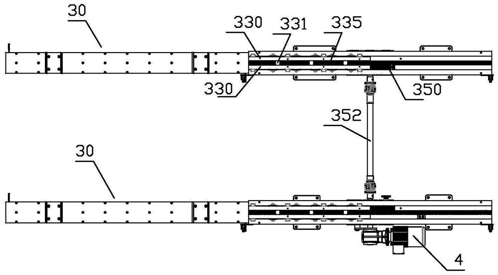 Machine tool automatic feeding and discharging two-way forklift system and automatic production line