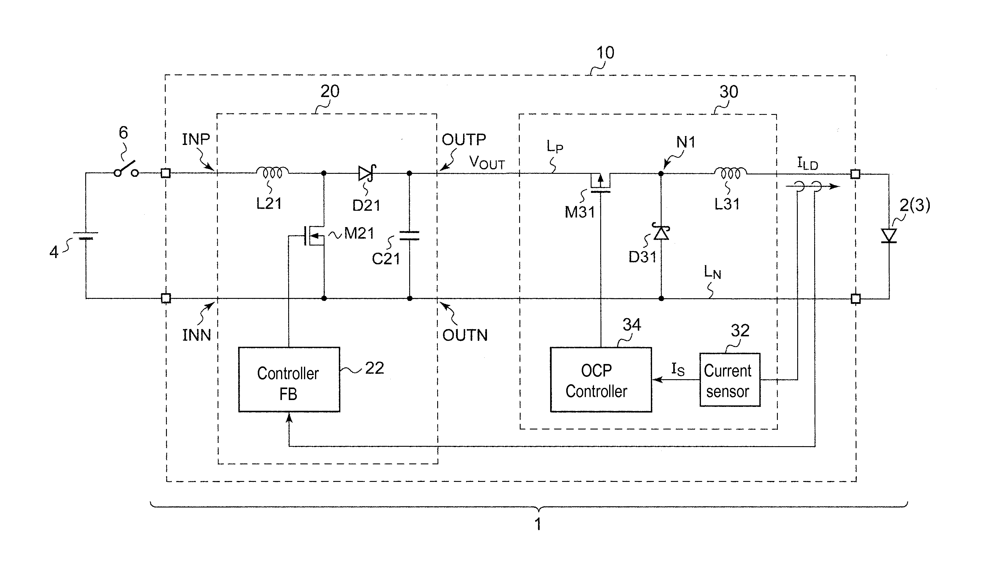 Lighting circuit and vehicle lamp having the same