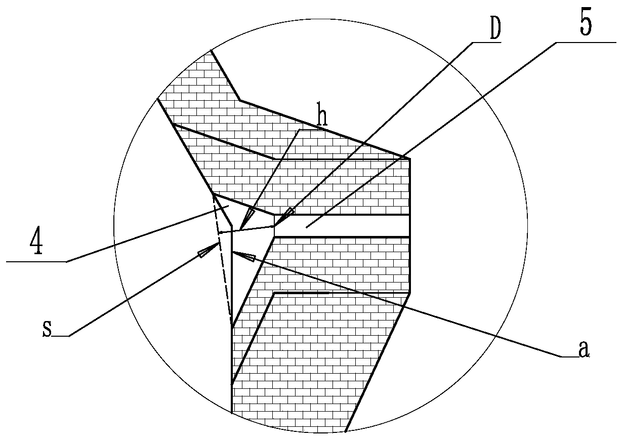 Convex cavity type converter capable of reducing slag discharging amount in tapping process and tapping technology