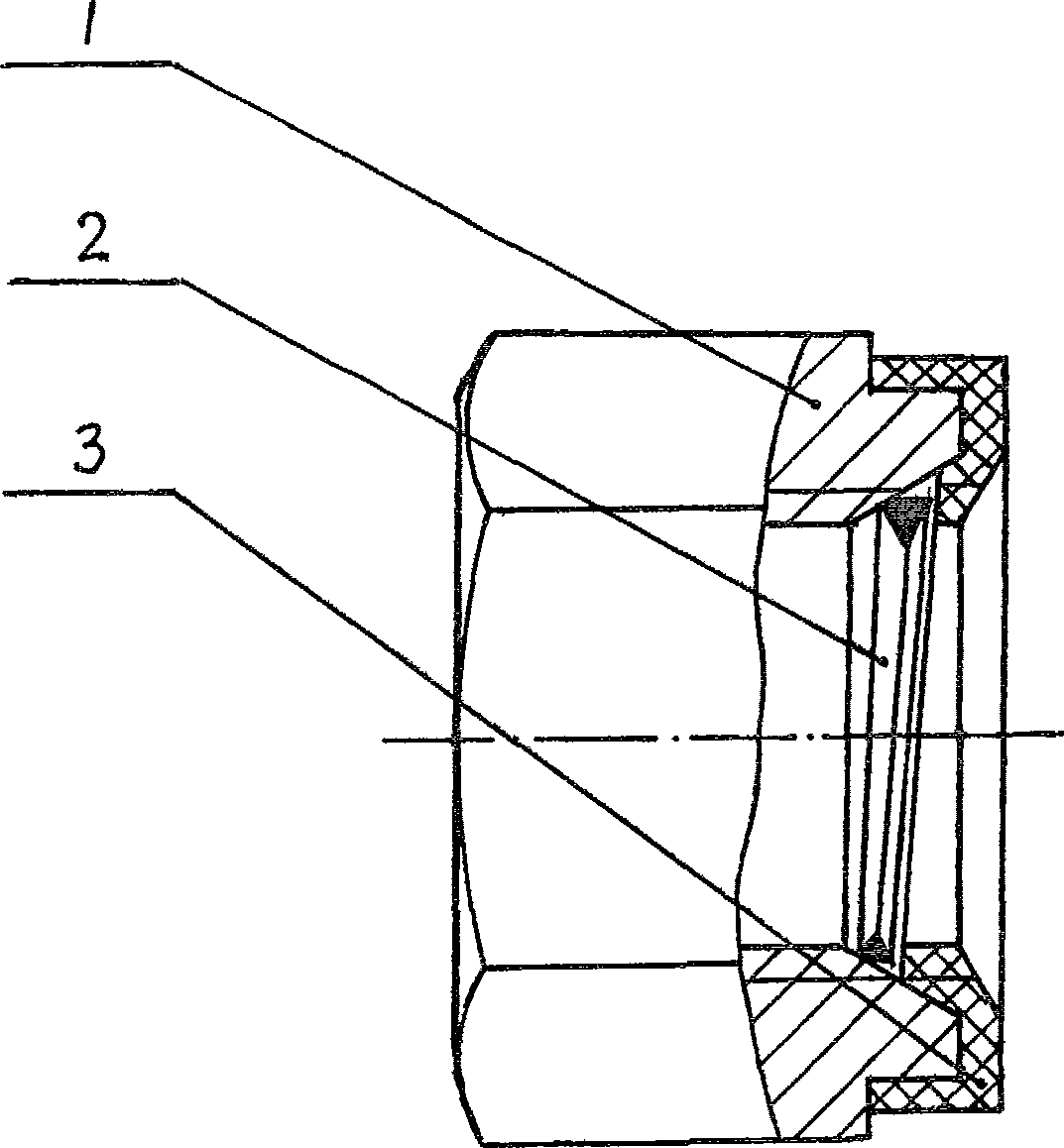 Anti-loosening anti-theft nut