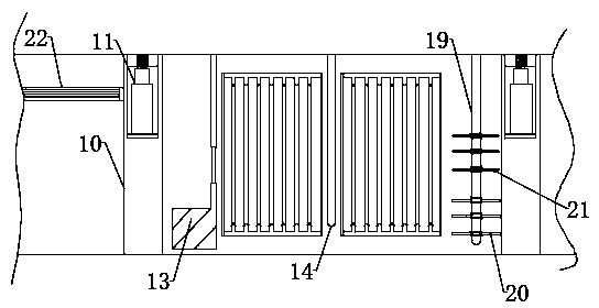 Reaction environment regulatable membrane bioreaction pond for sewage treatment