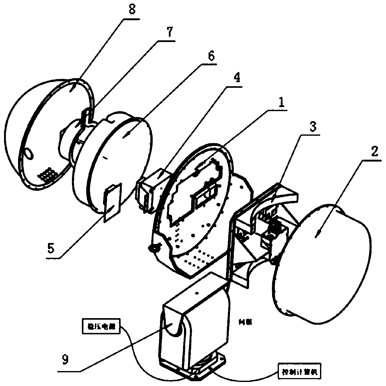 Airfield runway fod detection radar system and processing method