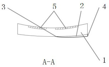 Far and near dual-purpose multi-point out-of-focus prismatic lens combination lens for preventing and controlling progressive myopia