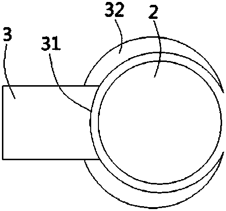 Dust cleaning device on second-hand household appliance